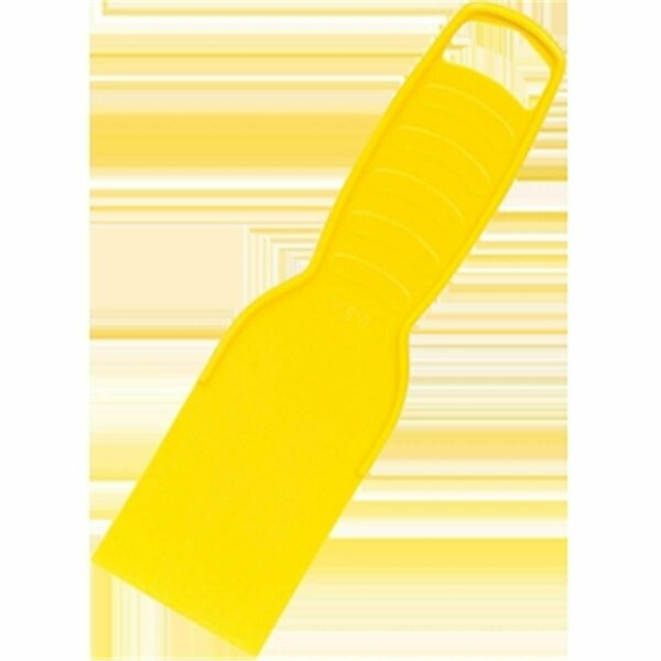Vortex 5520 2 in. Yellow Plastic Disposable Putty Knife - Black VO3576030